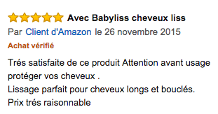 commentaire Babyliss ST395E lisseur Vapeur Pro 230