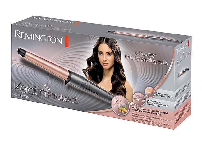 caractéristiques boucleur Remington Keratin Protect