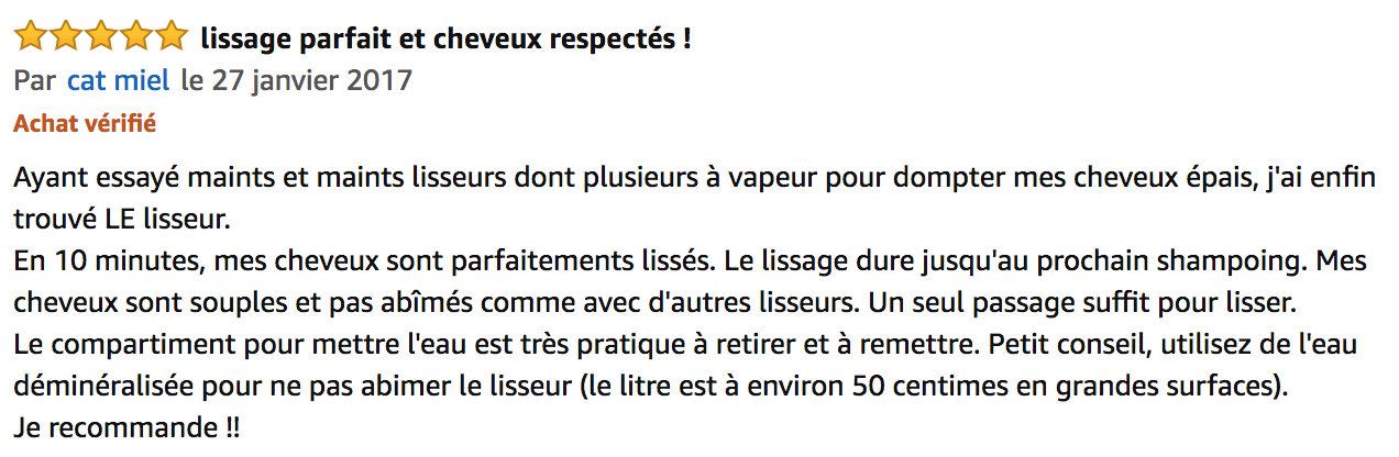 commentaire babyliss cool pro mist