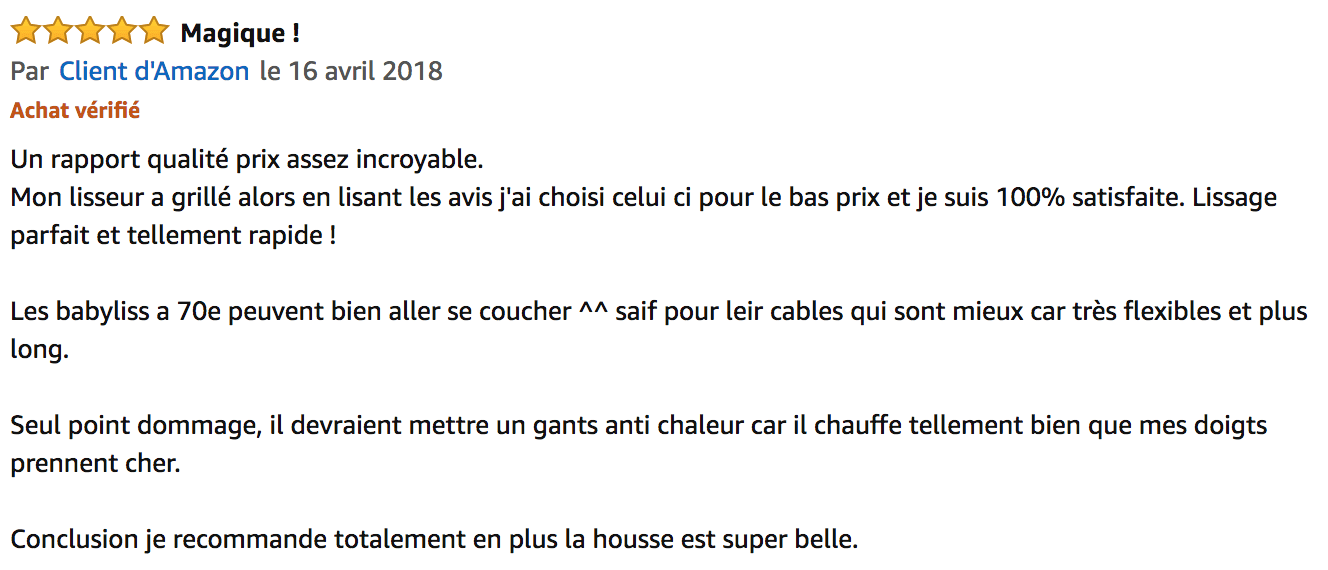 commentaire lisseur Keratin Therapy