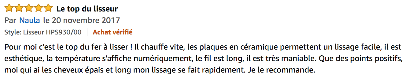 commentaire Philips pro