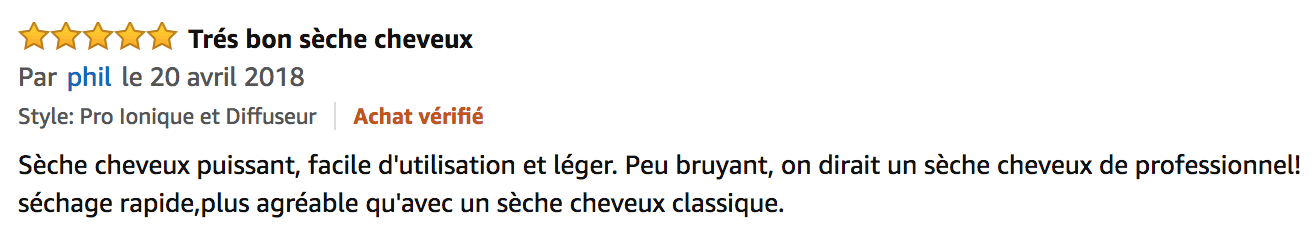 commentaire pro volume babyliss