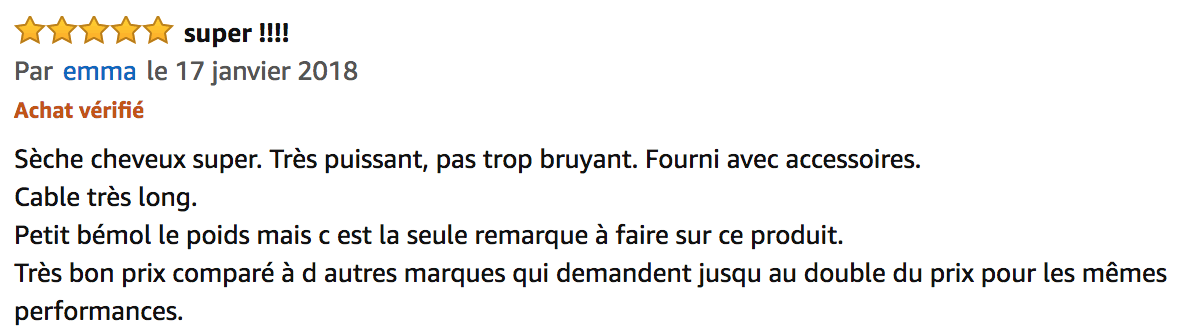 commentaire Prolux Remington