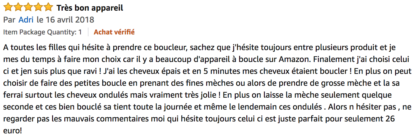 commentaire remington conique pearl