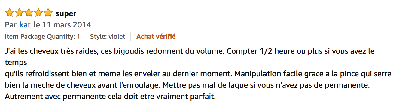 commentaire Remington Fast Curls