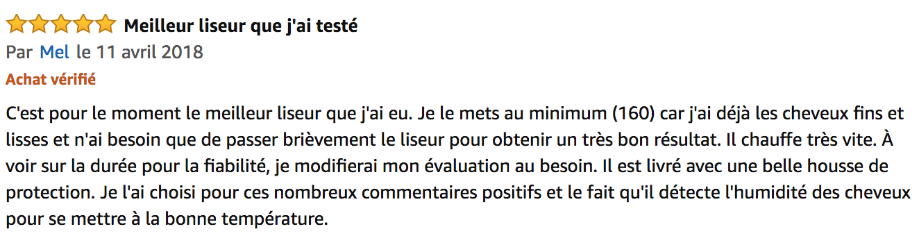 commentaire remington keratin protect